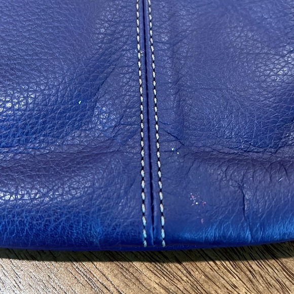 Tignanello Purple Pebble Leather Small Crossbody - Picture 8 of 8